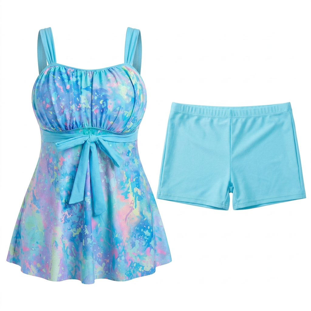Maillot de bain deux pièces tie-dye - image 6