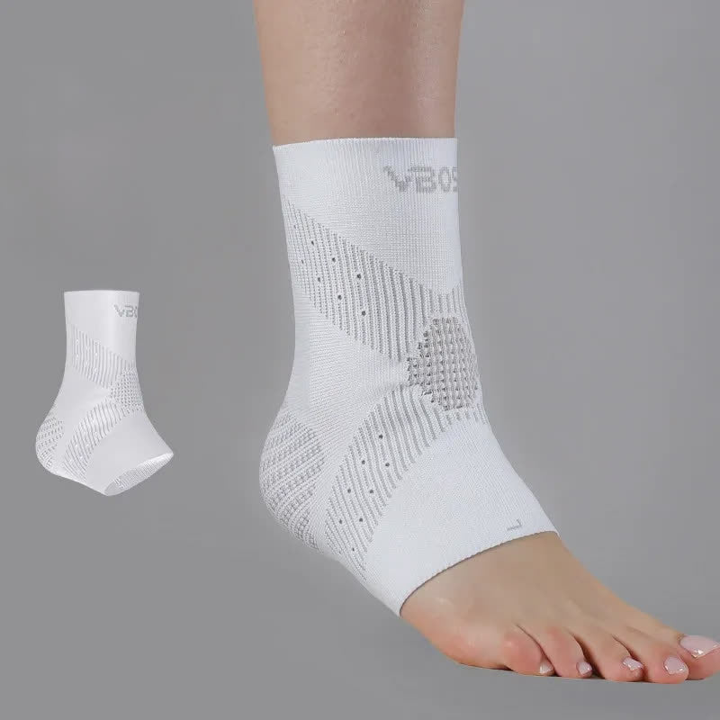Chevillettes tricotées 3D grandes tailles - Blanc - XL - image 2