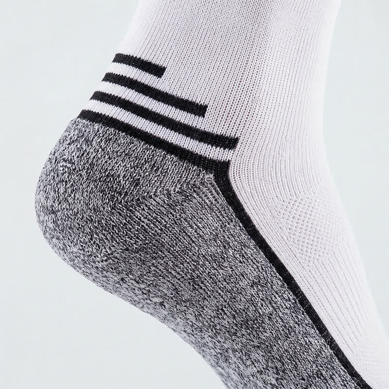 Chaussettes de compression à rayures contrastées (4 paires) - image 5