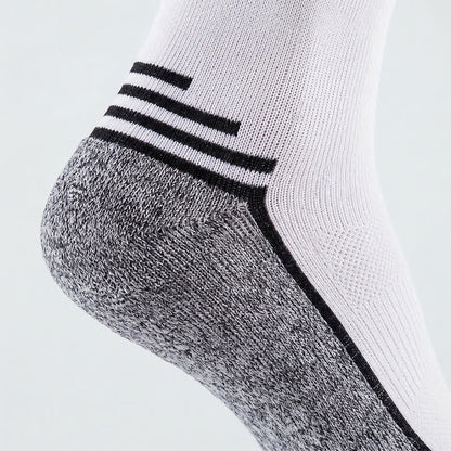 Chaussettes de compression à rayures contrastées (4 paires) - image 5