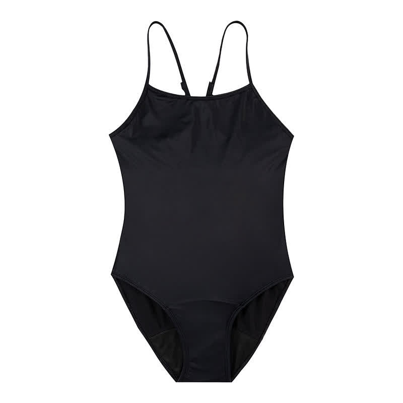 Maillot de bain une pièce noir minimaliste - image 3