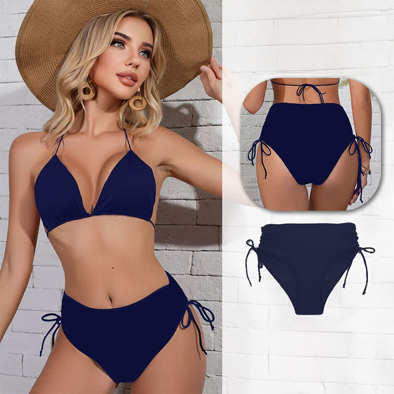 Culotte triangle dos nu à nouer sur le côté - image 2