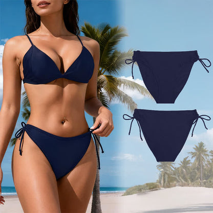 Culotte triangle dos nu à nouer sur le côté - image 0