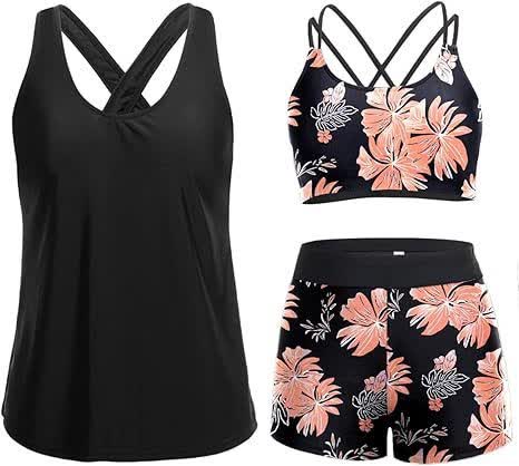 Ensemble tankini trois pièces sport - image 14