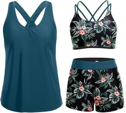 Ensemble tankini trois pièces sport - image 18