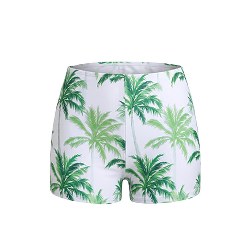 Ensemble tankini grande taille côtelé à col en V et cordon de serrage - image 11