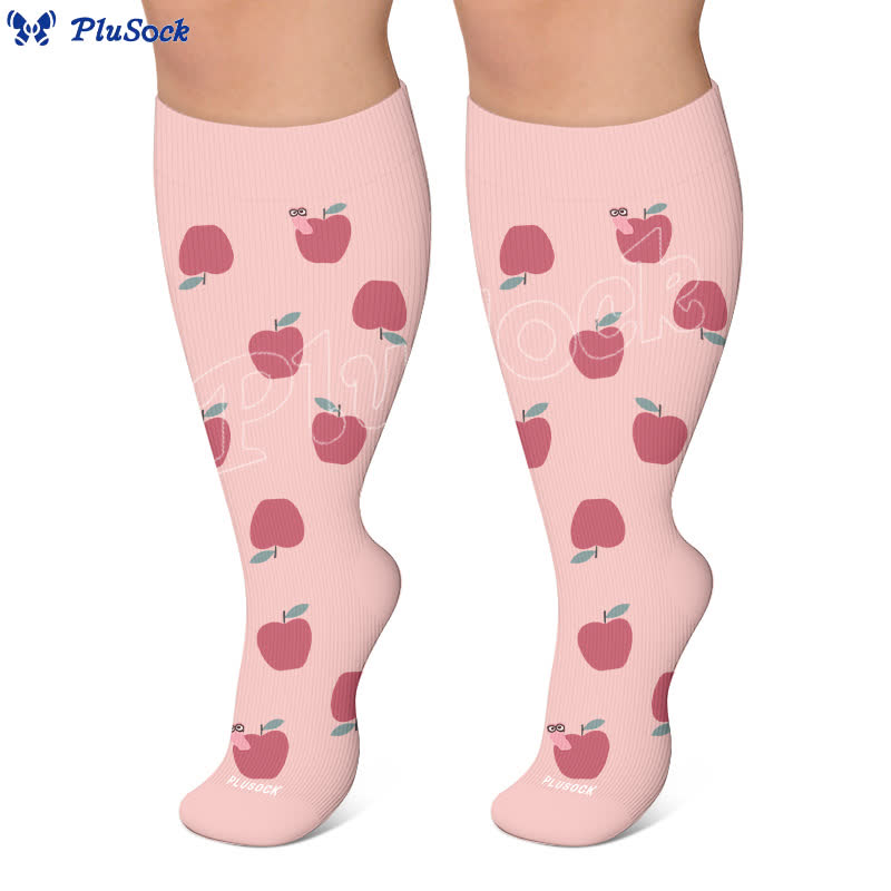 Chaussettes de compression imprimées grandes tailles - image 7