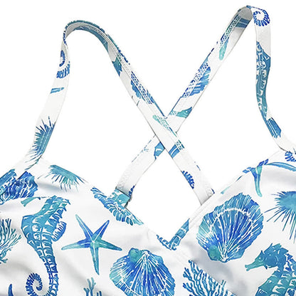 Maillot de bain une pièce à jupe froncée - image 6