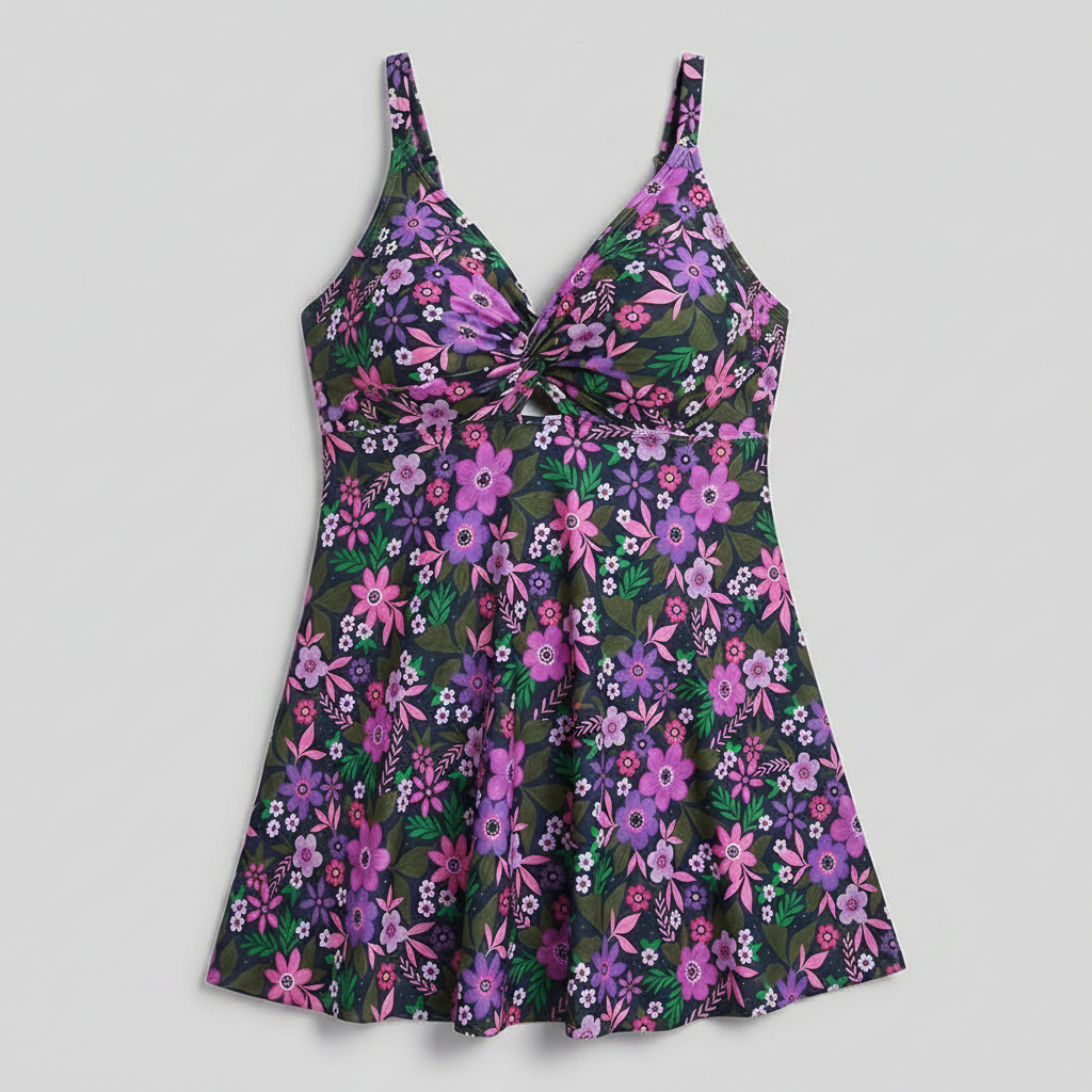 Maillot de bain deux pièces à devant torsadé - image 16