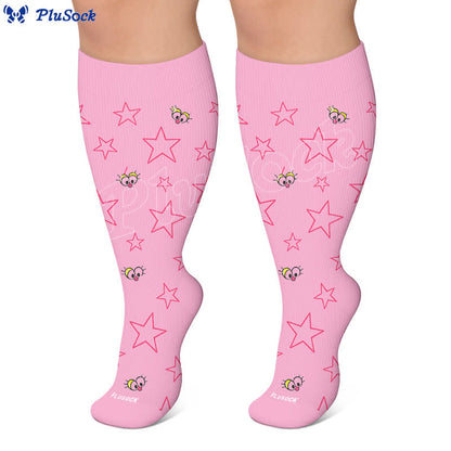Chaussettes de compression grand format à motif ciel étoilé - image 9