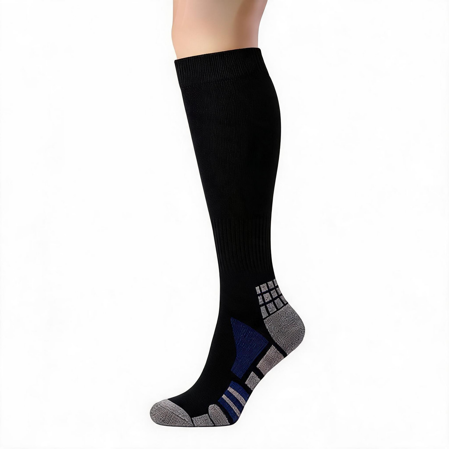 Chaussettes de compression côtelées classiques (5 paires) - image 2