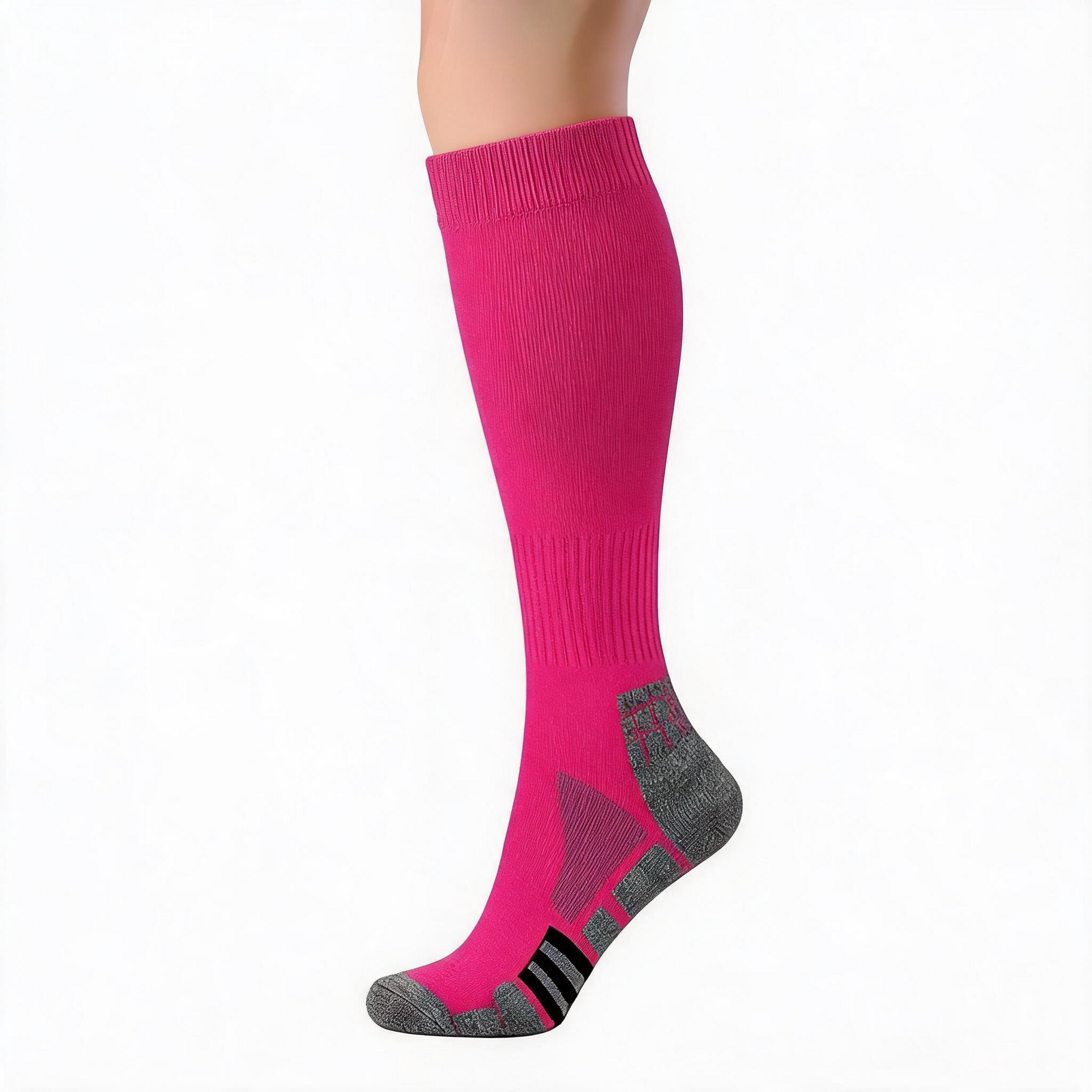 Chaussettes de compression côtelées classiques (5 paires) - image 3