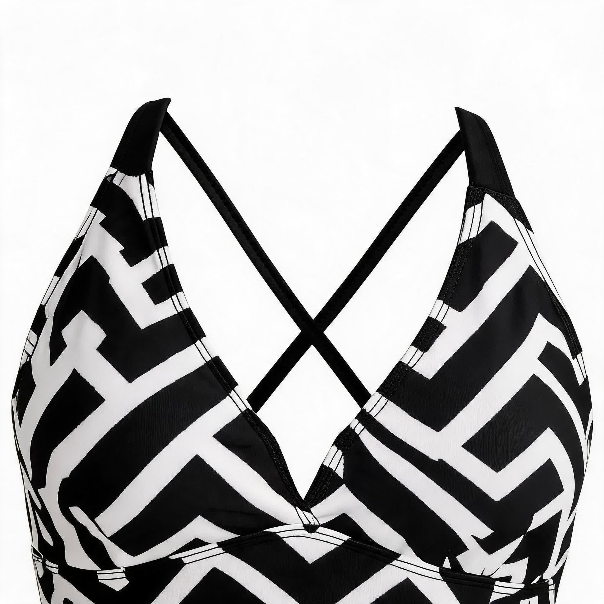 Ensemble tankini fluide à col en V croisé - image 9