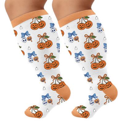 Chaussettes de compression Moon Bat Skull grandes tailles - image 10
