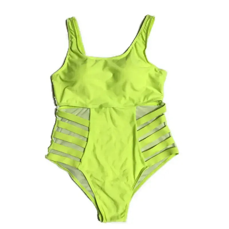 Maillot de bain une pièce imprimé à découpes et éclaboussures - image 11