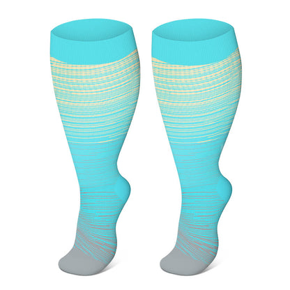 Chaussettes de compression sport grandes tailles - Gris clair - 7XL - image 8