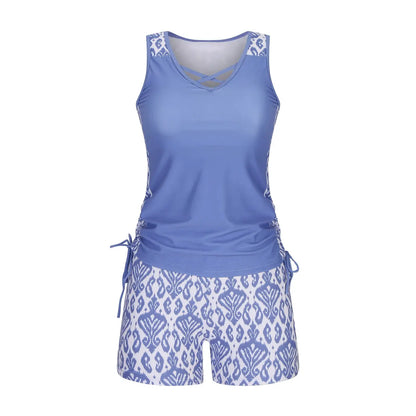 Ensemble tankini géométrique croisé - image 10