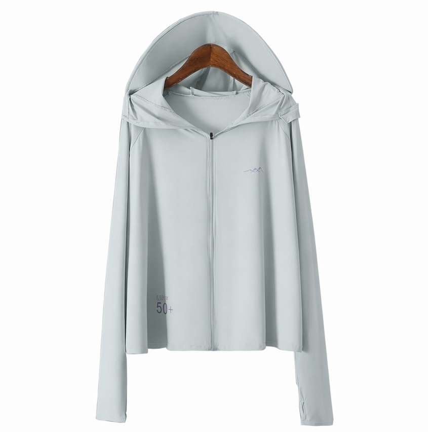 Veste de protection solaire à capuche zippée - image 12