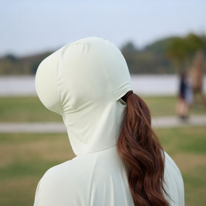 Veste de protection solaire à capuche zippée - image 8