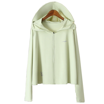 Veste de protection solaire à capuche zippée - image 13