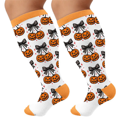 Chaussettes de compression à nœud festif grandes tailles - image 10