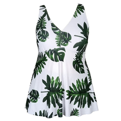 Robe de bain à jupe fleurie - image 23