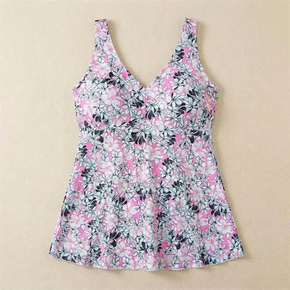 Robe de bain à jupe fleurie - image 31