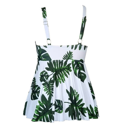 Robe de bain à jupe fleurie - image 24