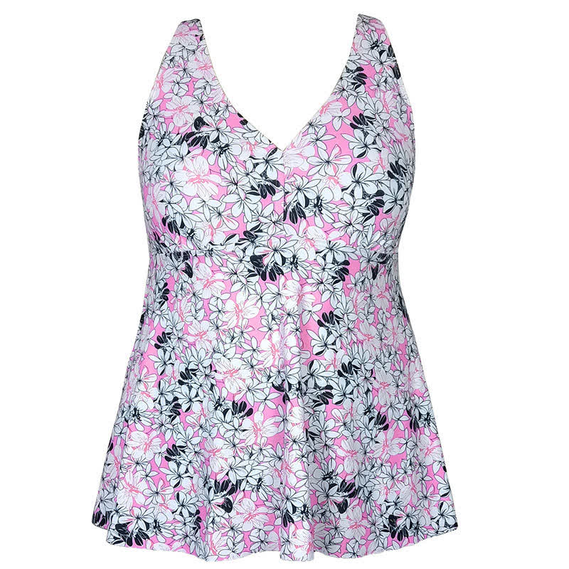Robe de bain à jupe fleurie - image 29
