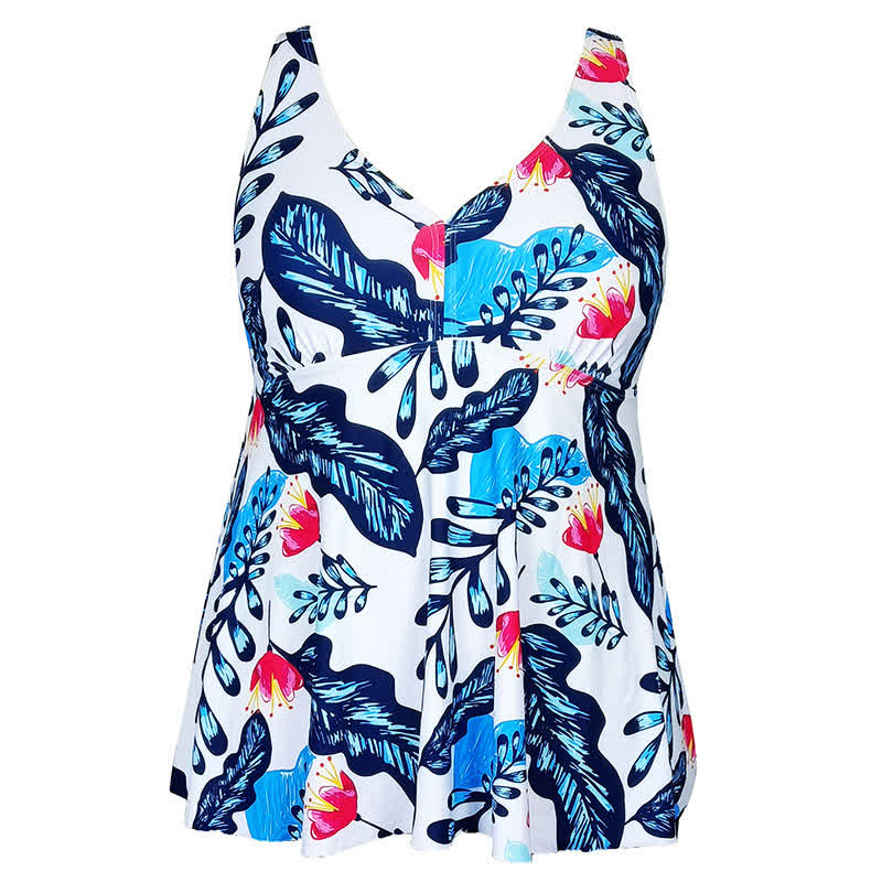 Robe de bain à jupe fleurie - image 26