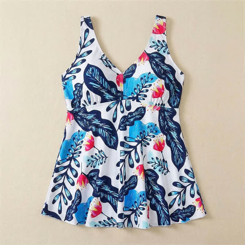 Robe de bain à jupe fleurie - image 27