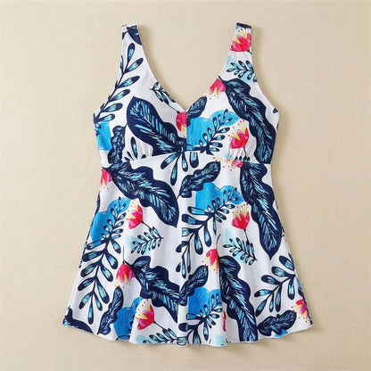 Robe de bain à jupe fleurie - image 27