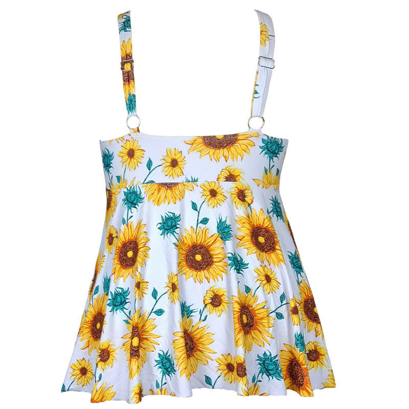 Robe de bain imprimée grande taille à bretelles anneaux - image 11
