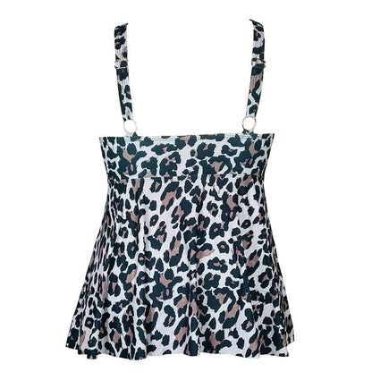 Robe de bain imprimée grande taille à bretelles anneaux - image 14