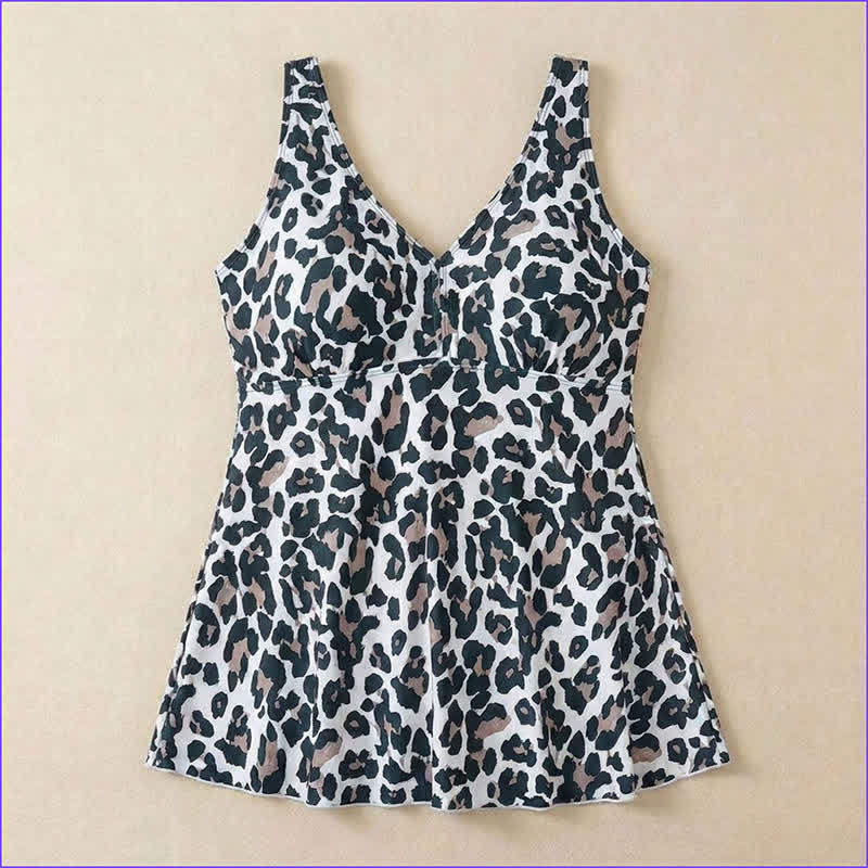 Robe de bain imprimée grande taille à bretelles anneaux - image 15