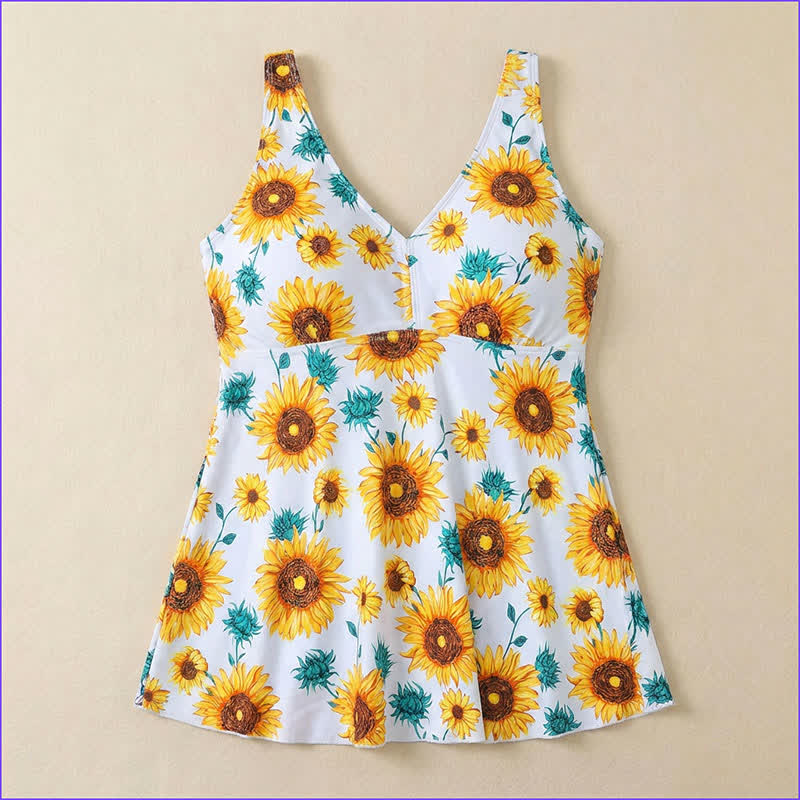 Robe de bain imprimée grande taille à bretelles anneaux - image 12