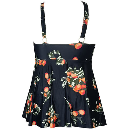 Robe de bain taille empire à imprimé léopard et fleurs - image 15