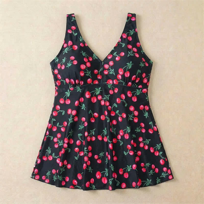 Robe de bain taille empire à imprimé léopard et fleurs - image 19