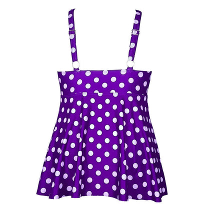 Robe de bain à col en V imprimée à pois fleuris - image 10