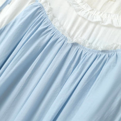 Robe midi deux pièces à bretelles nœud grande taille - image 3