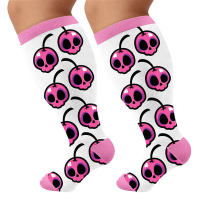 Chaussettes de compression alternatives grandes tailles à motifs de dessins animés - image 9