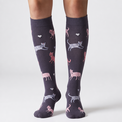 Chaussettes de compression à motif d'étoiles mignonnes (6 paires) - image 1