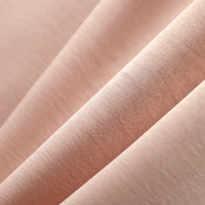 Robe en mousseline à pois rose poudré, à volants et taille nouée - image 4