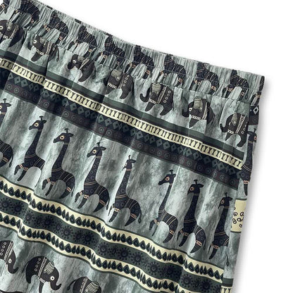 Ensemble robe et haut imprimé animalier bleu marine grande taille - image 3