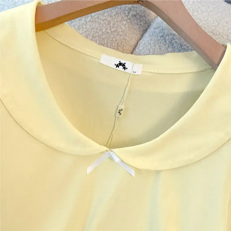 Ensemble jupe fleurie à col Claudine grande taille - image 2