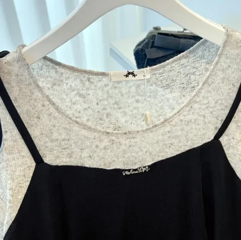 Robe midi à bretelles nouées et volants pour grandes tailles - image 4