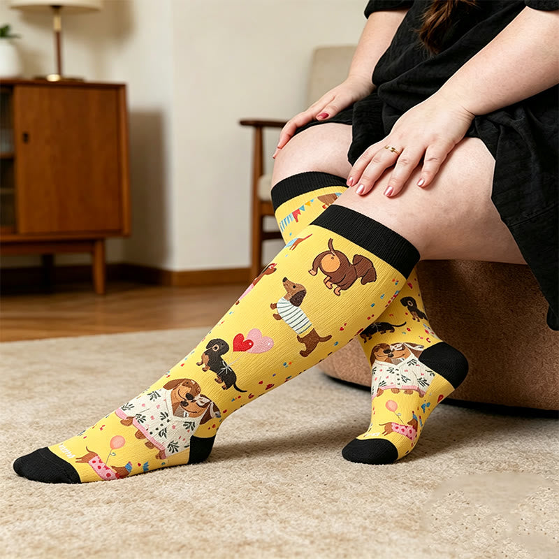 Lunettes de soleil cœur grande taille, chaussettes de compression pour chien - image 1