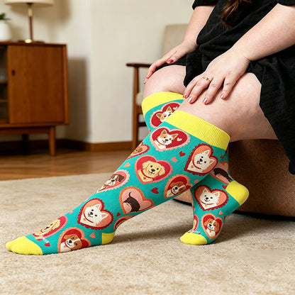 Lunettes de soleil cœur grande taille, chaussettes de compression pour chien - image 2