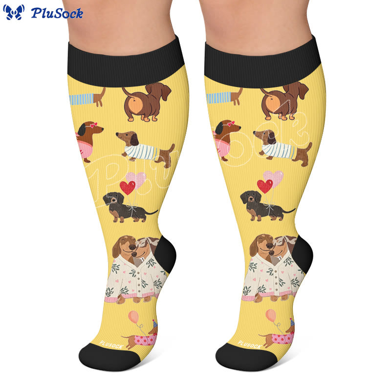 Lunettes de soleil cœur grande taille, chaussettes de compression pour chien - image 5