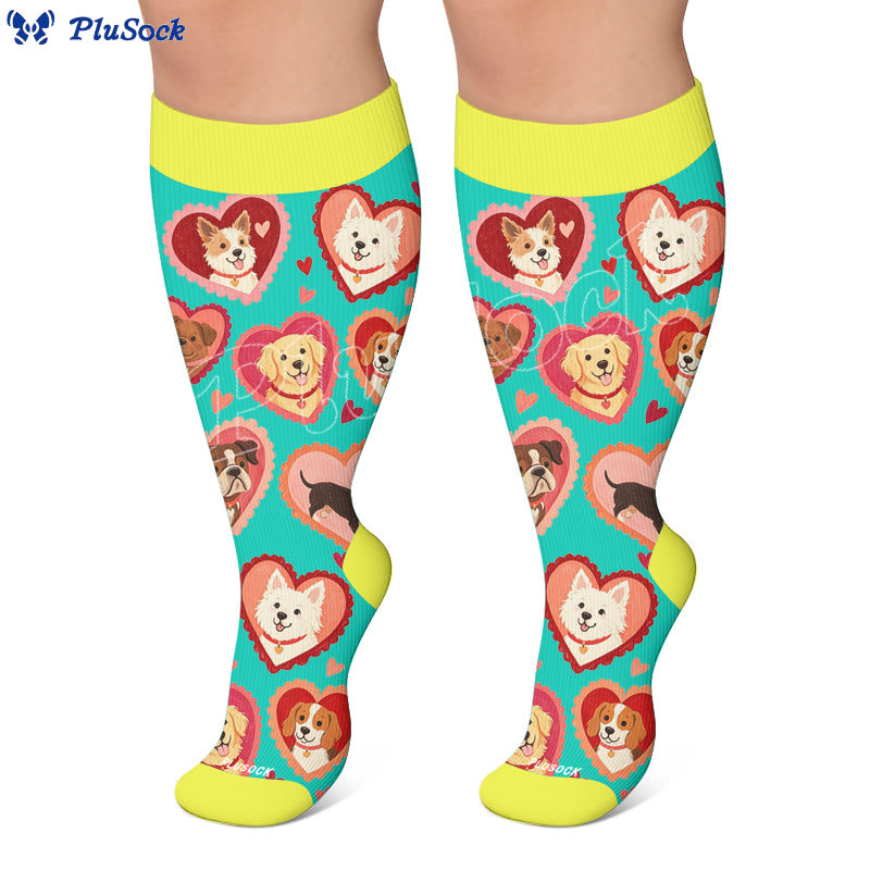 Lunettes de soleil cœur grande taille, chaussettes de compression pour chien - image 6